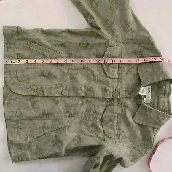 Coldwater Creek Women's Linen Blend Jacket Size XS - Picture 8 of 10